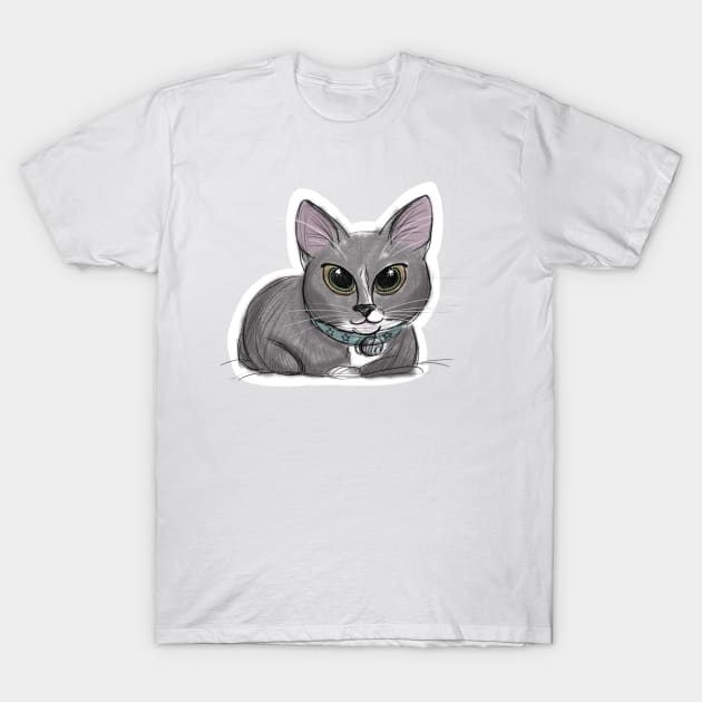 Sassy kitty T-Shirt by bethepiano